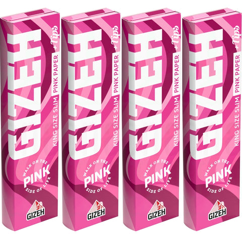 GIZEH PINK KING SIZE SLIM