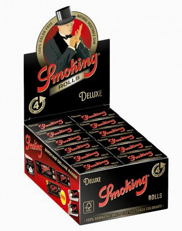 Cartine SMOKING Deluxe Rolls KING SIZE SLIM Da 24 Rotoli Da 4 Metri - Foto 13