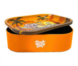 METAL BOX WITH ROLLINGTRAY Sunset Sherbet