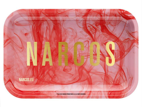 ROLLING TRAY NARCOS PINK
