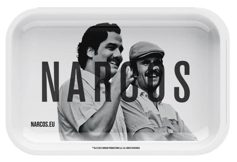 ROLLING TRAY NARCOS WHITE