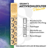 Filtro a carbone attivo GRANNYS Hybrid Weed Deluxe ø 8mm confezione da 50 pz
