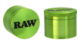 CNC Aluminium Grinder/Pollinator, 4-part, ø 56mm "RAW Green"