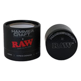HAMMERCRAFT X RAW ALUMINIUM GRINDER 4 PARTS/63MM