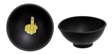 Ciotola rotonda in silicone, diametro circa 70 mm, colore nero (FUCKING)