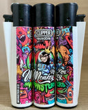CLIPPER SKULLS & MONSTER by MONKEY KING