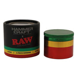 HAMMERCRAFT X RAW ALUMINIUM GRINDER 4 PARTS/63MM