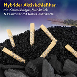 Filtro a carbone attivo GRANNYS Hybrid Weed Deluxe ø 8mm confezione da 50 pz