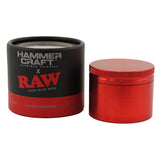 HAMMERCRAFT X RAW ALUMINIUM GRINDER 4 PARTS/63MM