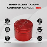 HAMMERCRAFT X RAW ALUMINIUM GRINDER 4 PARTS/63MM