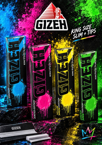 GIZEH DRIP LIMITED EDITION EXTRA FINE KS SLIM + TIPS