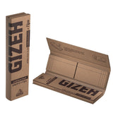GIZEH Unbleached King Size Slim + Tips {4er Pack}