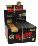 RAW BLACK KING SIZE