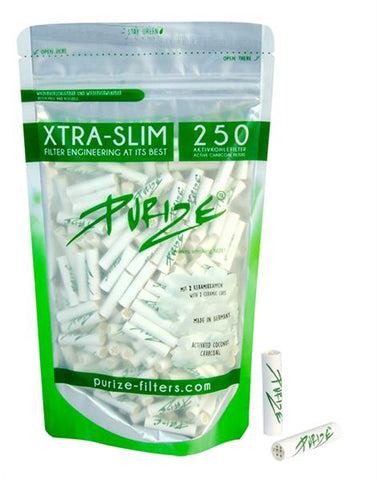 FILTRO AL CARBONE ATTIVO PURIZE , XTRA SLIM Ø6 MM - Q.TÀ 250 PZ A BUSTA