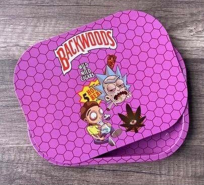 ROLLING TRAYS SMALL-BACKWOODS RICK & MORTY 6