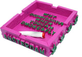RESIN ASHTRAYS AMSTERDAM WHY DRINK & DRIVE - BROWN & PINK