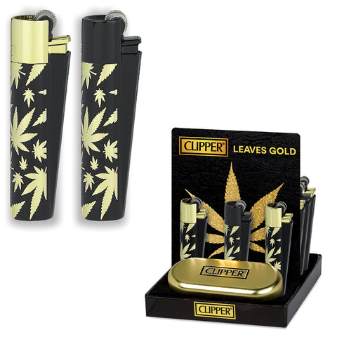 CLIPPER METAL LEAVES GOLD