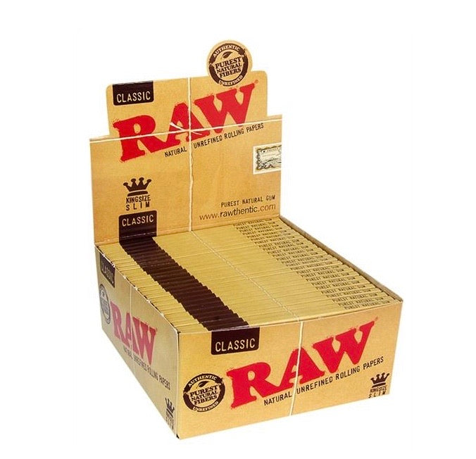 RAW CLASSIC KING SIZE SLIM PAPERS – Gargaland