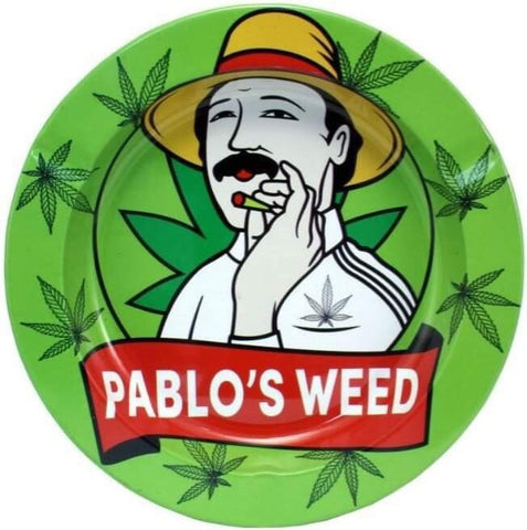 METAL ASHTRAY  PABLO’S WEED