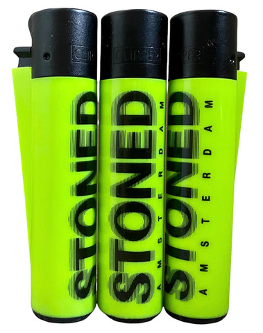 CLIPPER STONED GREEN FLUO