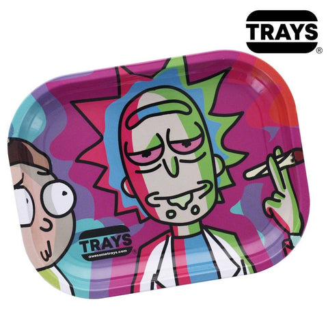ROLLING TRAYS RICK & MORTY