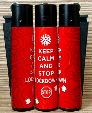 KEEP CALM AND STOP LOCKDOWN
