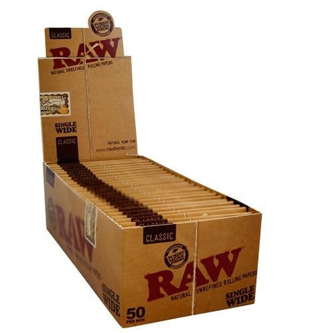 RAW ROLLING PAPERS SINGLE WIDE CORTE